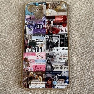 EUC Taylor Swift inspired case for iPhone 13